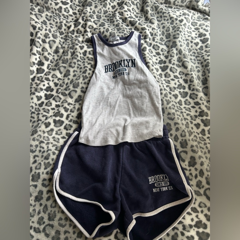 brooklynn short and crop top pajamas